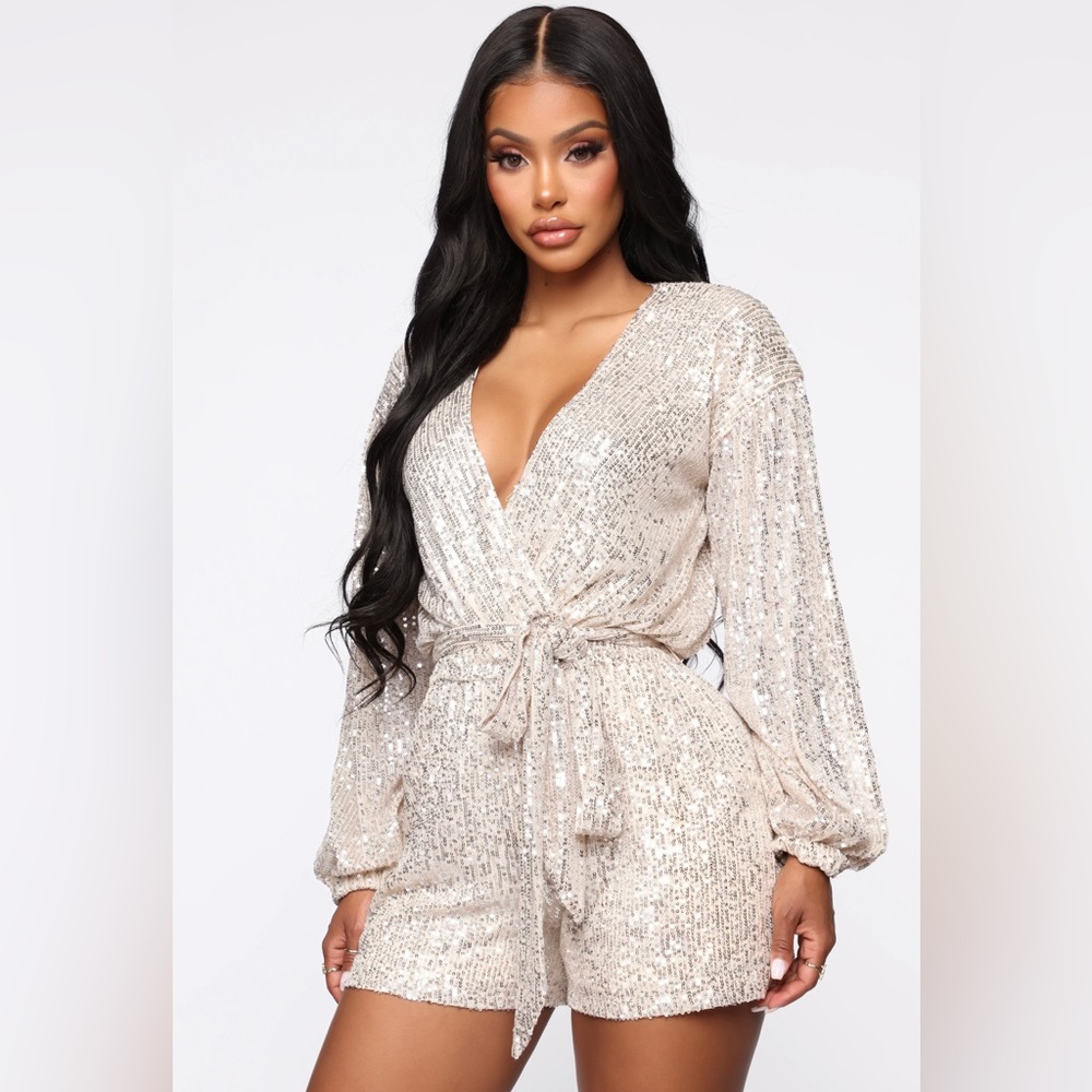 Fashion nova sparkling dress brand new with tags still on.